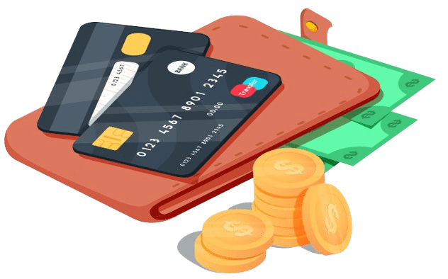 cash and credit card icon